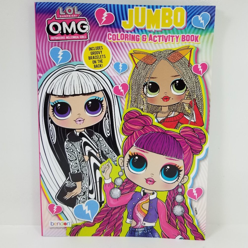 Jumbo L.O.L. Surprise  coloring book